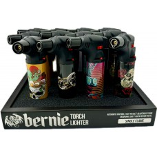 SPECIAL BLUE BERNIE SKULL & ROSES II LIGHTER 